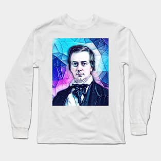 George Perkins Marsh Snowy Portrait | George Perkins Marsh 5 Long Sleeve T-Shirt